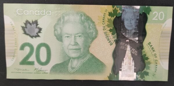 canada billet de 20 dollars de 2012 pick 108 portrait de la reine elizabeth ii