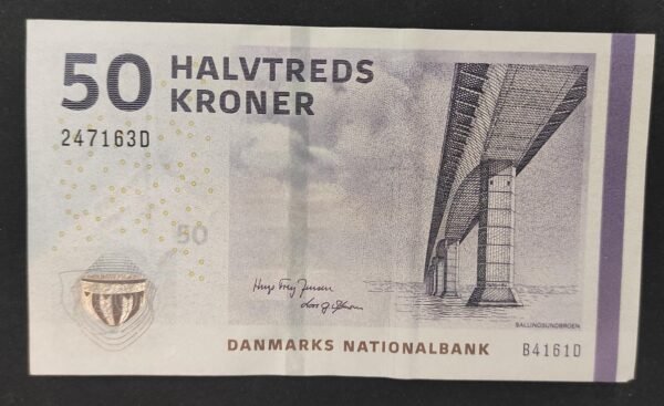 danemark billet de 50 kroner 2016 pick 65
