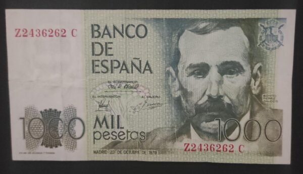 espagne billet de 1000 pesetas de 1992 pick 163 (copie)