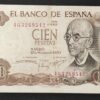 espagne billet de 100 pesetas du 17/11/1970 pick 152 (copie)