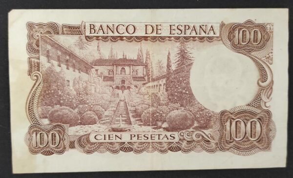 espagne billet de 100 pesetas du 17/11/1970 pick 152 (copie)