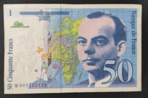 france billet de 50 francs saint exupery 1993 ref : f.72/02 france billet de 50 francs saint exupery 1993 ref : f.72/02