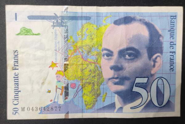 france billet de 50 francs saint exupery 1997 ref : f.73/04 (copie)
