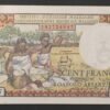 madagascar billet de 100 francs / 20 ariary 1966 pick 57
