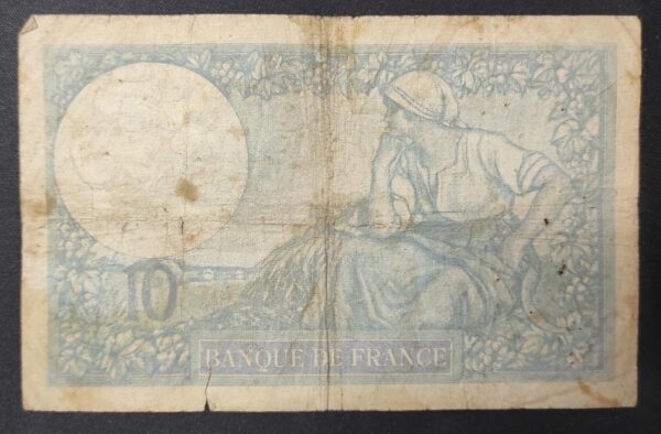 france billet de 10 francs minerve du 12/10/1939 k.74094 ref : f.07/11