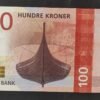 norvège billet de 200 kroner de 2016 pick 55 poisson pr neuf (copie)