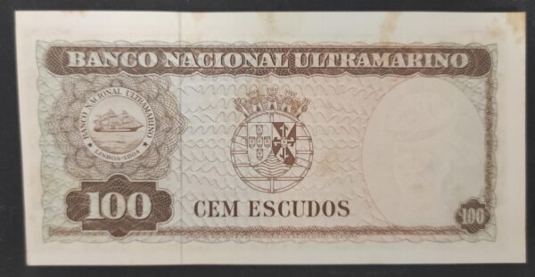 rare indonésie timor colonie portugaise billet de 100 escudos 1963 pick 28 !