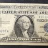 rare usa billet de 1 dollar série 1957 sceau bleu