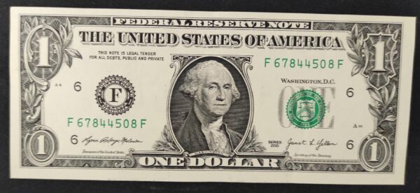 etats unis d'amérique usa billet de 1 dollar 2013 f (6) atlanta géorgie neuf (copie)