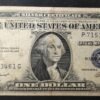 rare usa etats unis d'amérique billet de 1 dollar série 1935 a sceau bleu
