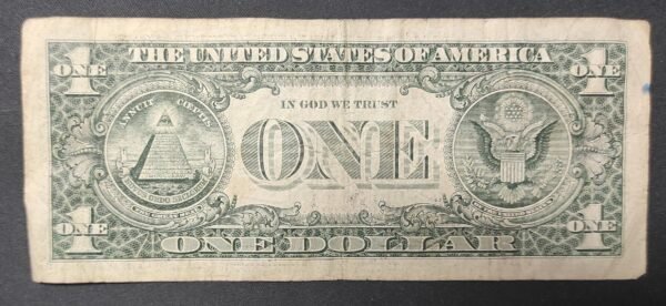 etats unis d'amérique usa billet de 1 dollar 2017 c (3) philadelphia pa (copie)