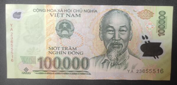 viet nam billet de 100 000 dong de 2023 polymère pick 122