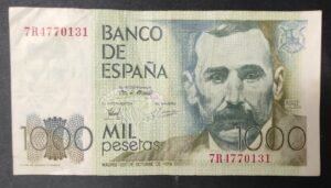 espagne billet de 1000 pesetas de 1979 pick 158 (copie)
