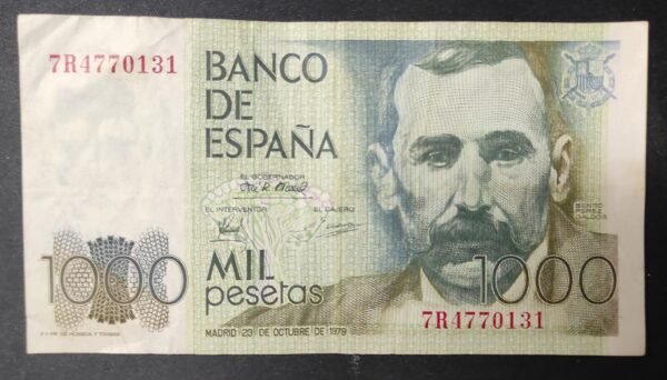 espagne billet de 1000 pesetas de 1979 pick 158 (copie)