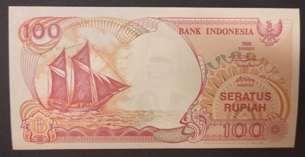 indonésie billet de 100 roupies 1992 p 127a neuf ( unc )