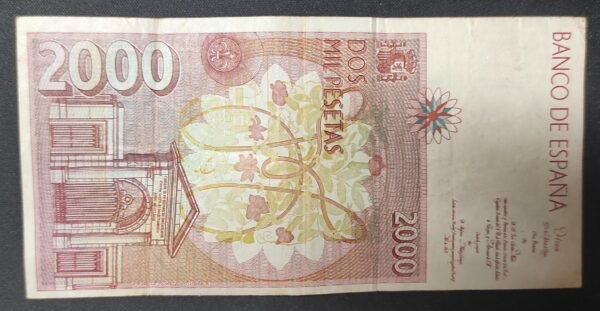 espagne billet de 2000 pesetas de 1992 pick 162 (copie)