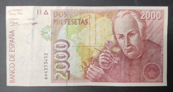 espagne billet de 2000 pesetas de 1992 pick 162 (copie)