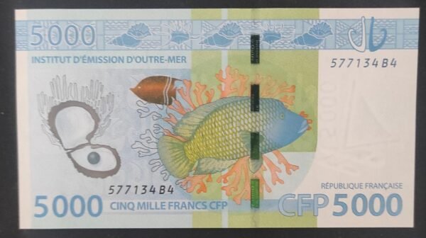 nouvelle calédonie polynésie billet de 5000 francs 3eme sign neuf 567014 d5 ! (copie)