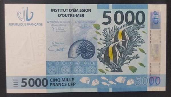 nouvelle calédonie polynésie billet de 5000 francs 3eme sign neuf 567014 d5 ! (copie)
