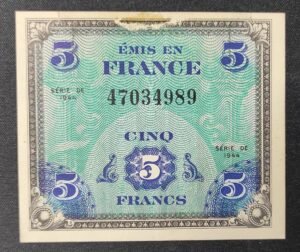 france billet de 2 francs drapeau sans série de 1944 ref : vf.16/01 (copie)