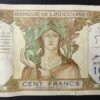 nouvelle calédonie billet de 100 francs ruines d'angkor " noumea " km.415.e