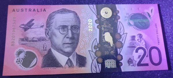 australie billet de 20 dollars 2020 pick 64 polymère neuf unc