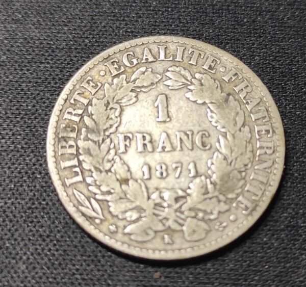 france piece de 1 franc cérès 1851 a (copie)