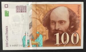 france billet de 100 francs cézanne de 1997 ref : f.74/01 france billet de 100 francs cézanne de 1997 ref : f.74/01