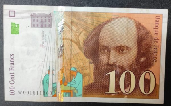 france billet de 100 francs cézanne de 1997 ref : f.74/01 (copie)
