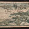 rare congo belge billet de 20 francs du 15/04/1957 pick 31