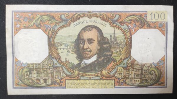 france billet de 100 francs corneille du 03/03/1977 u.1063 ref f.65/57