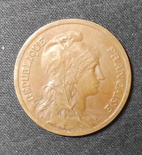 rare france pièce de 10 centimes dupuis 1921 tb+ (copie)