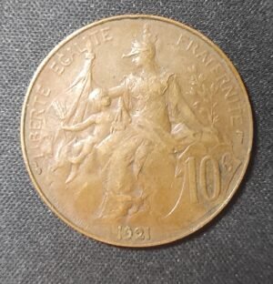 rare france pièce de 10 centimes dupuis 1921 tb+ (copie) rare france pièce de 10 centimes dupuis 1921 tb+ (copie)