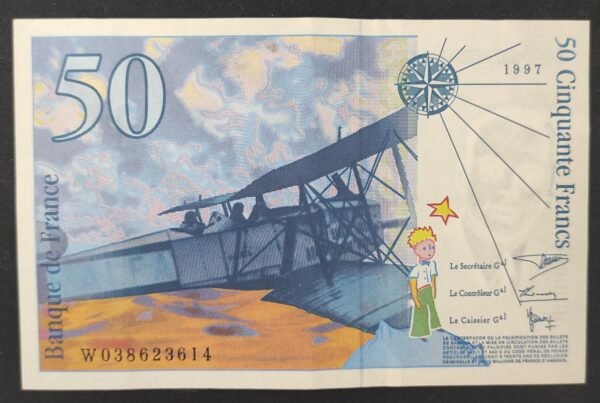 france billet de 50 francs saint exupery 1997 ref : f.73/04 (copie)
