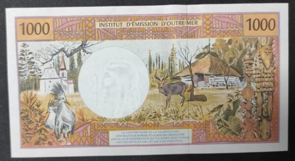 billet de 1000 francs ieom nouvelle calédonie polynésie dernier alphabet b.055 ( 2013 )