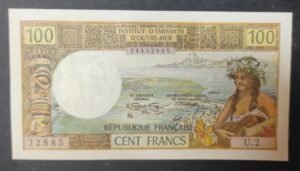 nouvelle calédonie 100 francs mention nouméa alphabet u.2 sup (copie)
