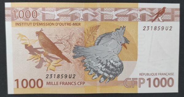 nouveauté nouvelle calédonie polynésie billet de 1000 francs neuf 4eme sign ! (copie)
