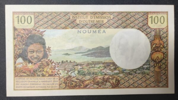 nouvelle calédonie 100 francs mention nouméa alphabet u.2 sup (copie)