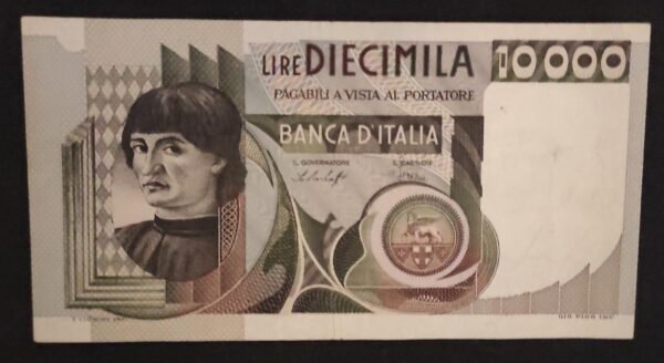 italie billet de 10 000 lire 1976 pick 106 tb+ (copie)