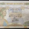 france billet de 500 francs la paix du 28/11/1940 h.174 ref : f.32/09