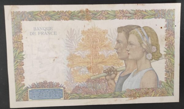 france billet de 500 francs la paix du 16/05/1940 r.299 ref : f.32/02 (copie)