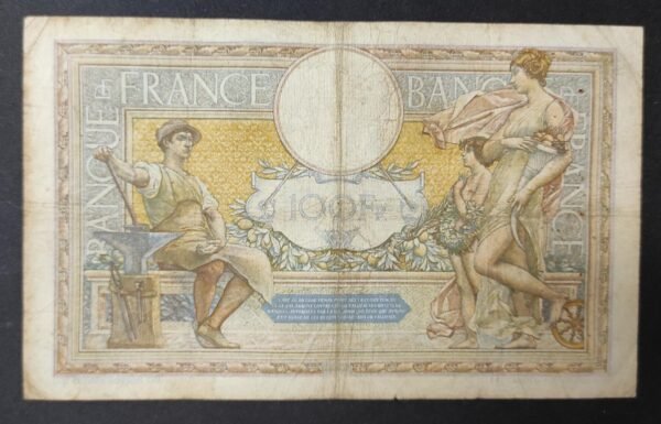 france billet de 100 francs luc olivier merson du 29/03/1934 g.45107 ref f.24/13