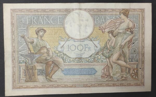france billet de 100 francs luc olivier merson du 02/02/1933 l.39083 ref f.24/12