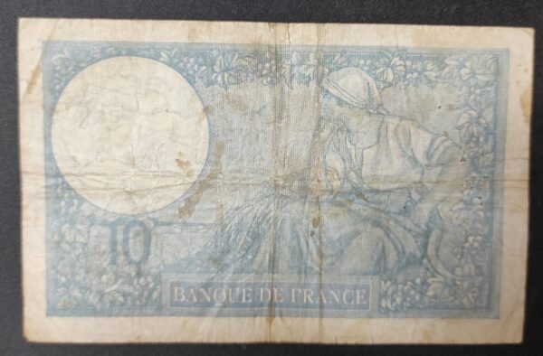 france billet de 10 francs minerve du 19/06/1941 v.84766 ref : f.07/29 (copie)