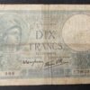 france billet de 10 francs minerve du 07/11/1940 c.77725 ref : f.07/17