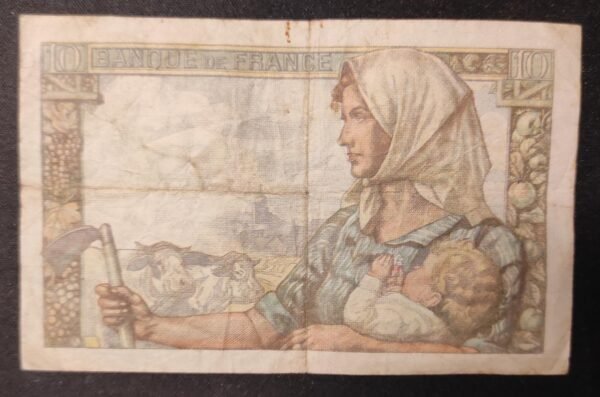 france billet de 10 francs mineur du 26/11/1942 l.25 ref : f.08/06