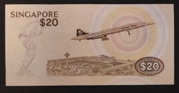 singapour billet de 20 dollars 1979 pick 12 concorde oiseau (copie)