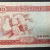 singapour singapor billet de 10 dollars 1973 pick 3 série fleurs (copie)