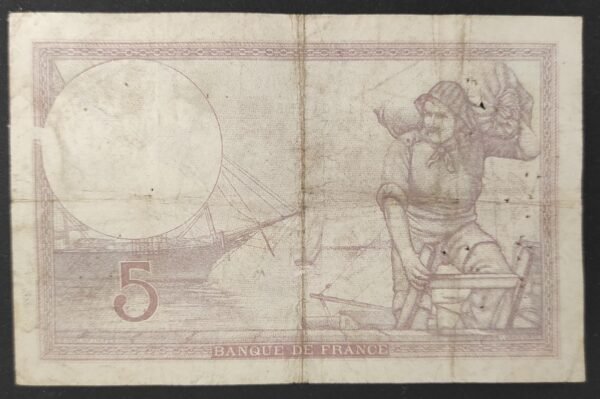 france billet de france 5 francs violet du 05/10/1939 f.64111 ref f.04/11