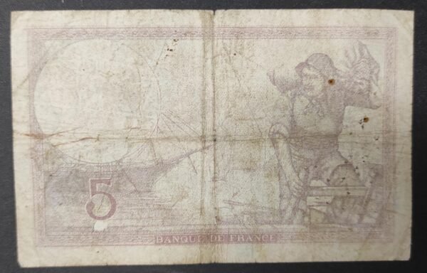 france billet de france 5 francs violet du 21/09/1939 c.62874 ref f.04/09
